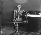 Picture of Skeleton Reclining in Chair