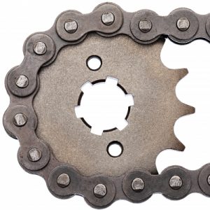 Sprocket and Chain Image of Bicycle Sprocket and Chain